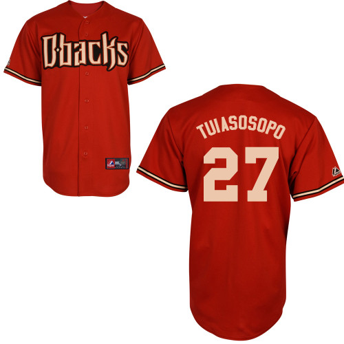 Matt Tuiasosopo #27 Youth Baseball Jersey-Arizona Diamondbacks Authentic Alternate Orange MLB Jersey